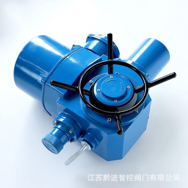DZW120大口径手动闸阀改电动闸阀智能开关型电动执行器液晶显示