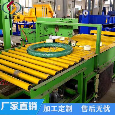 胶管缠绕机降低了生产成本上下端包装层数可以输入数据设定