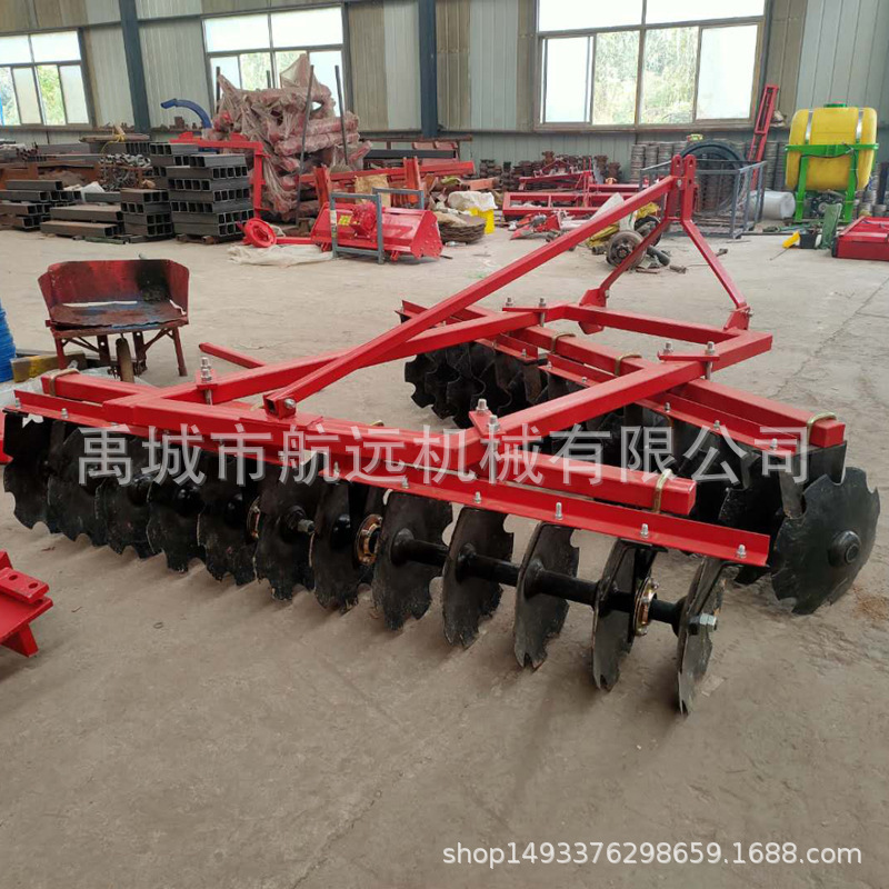 悬挂式的碎土圆盘耙 16片18片20片22片的耕地耙 碎土灭茬除草耙