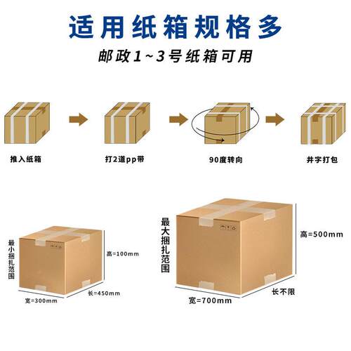 井字打包机 自动RMI大型无人成化打包机 箱PP带全热熔纸捆扎打包