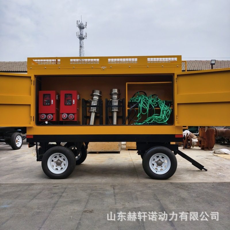 排污抗洪应急抽水泵 1000立方泵车 农用灌溉大流量柴油机水泵车