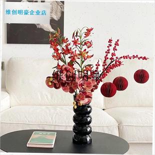 l2025蛇年新年装饰小灯笼挂件挂饰新年盆景O盆栽挂饰春节过年乔迁