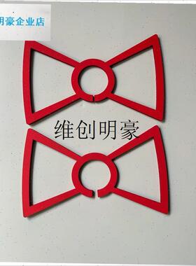 l小圆头饰c魔术女孩蝴蝶结发夹红色伊娃道具黄色头发配件Cosplay