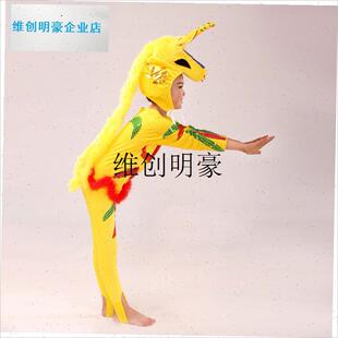 l小荷风采儿童演出服新款第九届马蹄声声六一儿童演W出服装动物衣