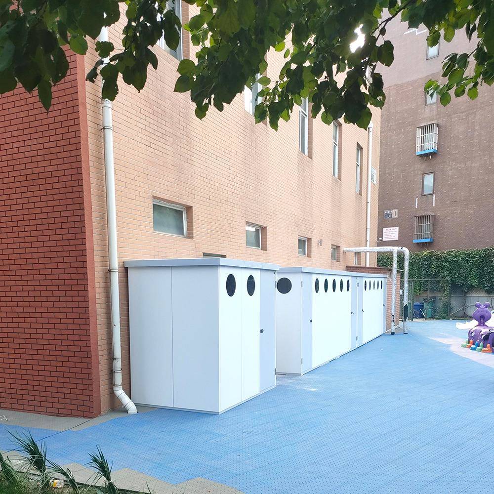 户外学校体育用品柜储藏柜教学用品寄存柜书包柜带锁金属拼接柜子
