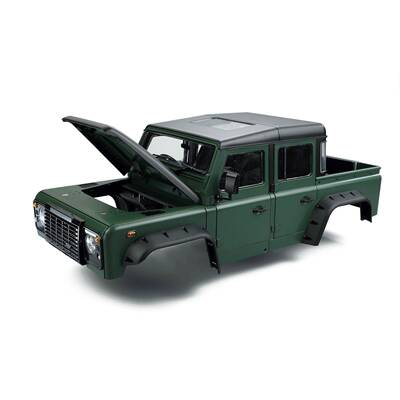 1:10仿真D130路虎卫士好皮卡硬壳SCX1090046TRX4遥控车硬壳313