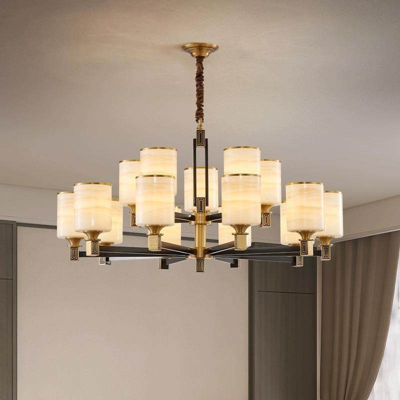 新中式全铜客厅吊灯中国风别墅现代简约新款大气卧室吸吊餐厅灯具,电子/电工,接线端子,淘宝优惠券,粉丝福利购,淘宝优惠卷