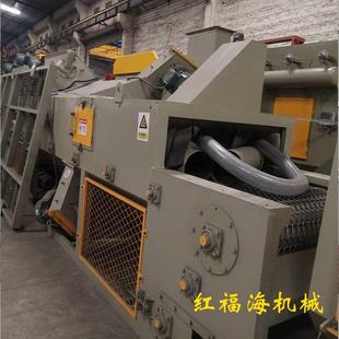 槽钢打沙用通过式 喷砂机 抛丸机自动上下料抛丸清理机双面出沙式