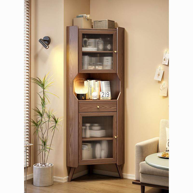 实木三角形转角柜墙角柜沙发边拐角靠墙小型置物架客厅餐边柜酒柜,电子/电工,接线端子,淘宝优惠券,粉丝福利购,淘宝优惠卷