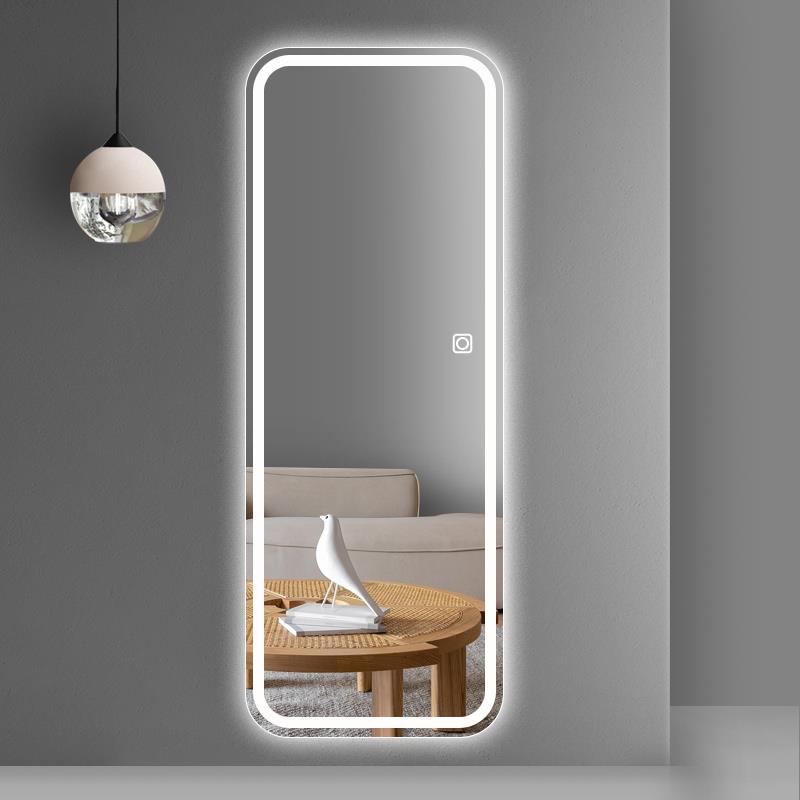 led智能全身镜发光全身镜贴墙壁挂轻奢家用卧室全身镜服装店带灯