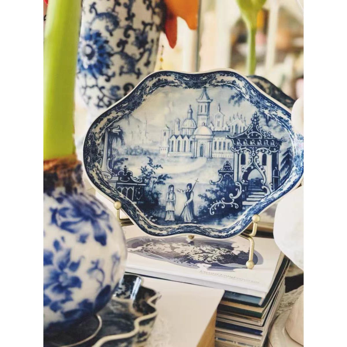 景德镇骨瓷餐具集2025新碗和盘子集家搬到新家釉下彩陶瓷