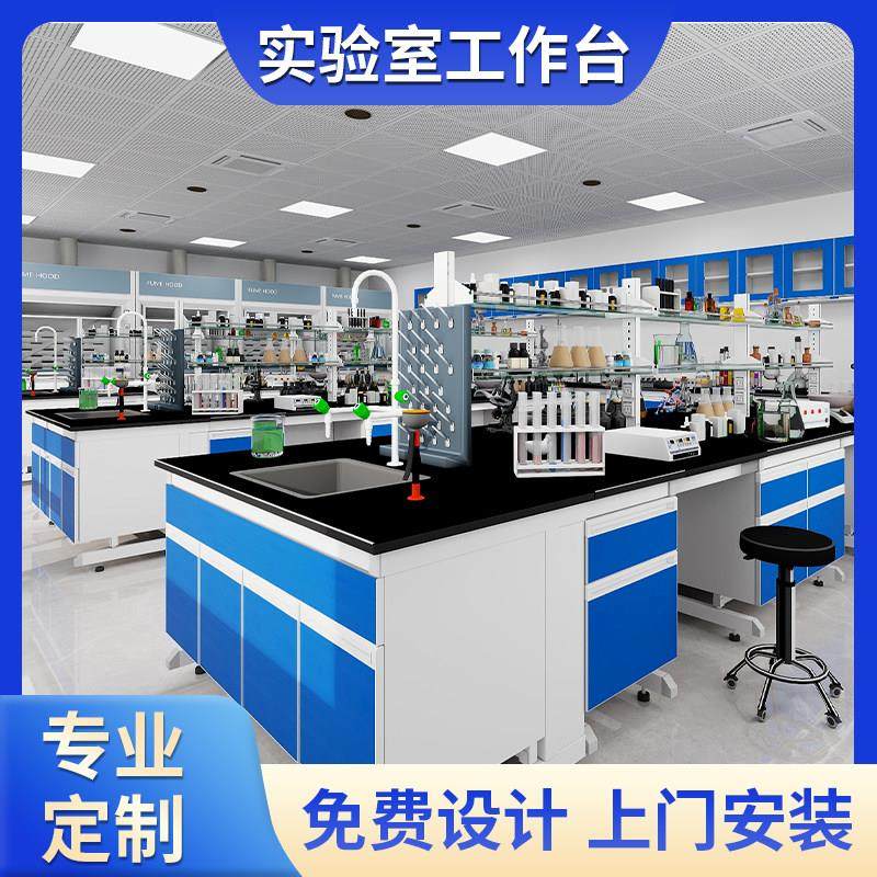 钢木实验台中央台试验台边台全钢试验桌化验台定制PP操作台工作台
