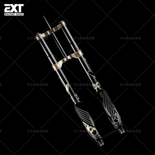适用虬龙轻蜂EXT倒冲前叉前减震 轻蜂改装减震200行程