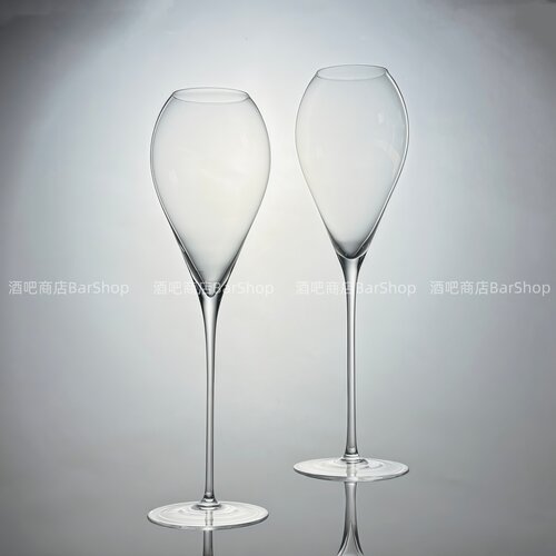高级感水晶水滴香槟杯