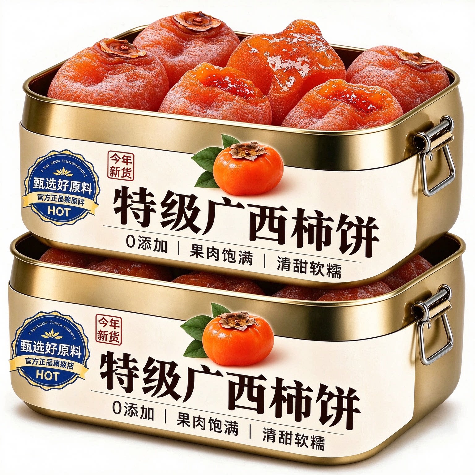 农科推荐霜降流心柿饼独立包装