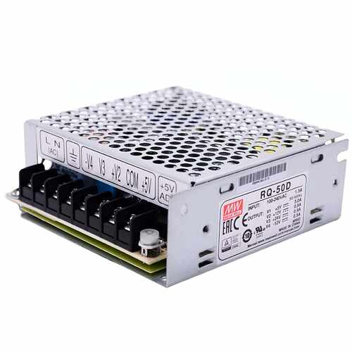 明纬开关电源RQ-50B四组输出开关电源