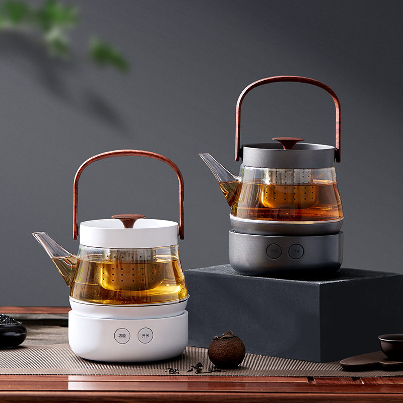 [批发招商]智蔚煮茶壶保温一体家用玻璃煮茶壶小型恒温煮茶器