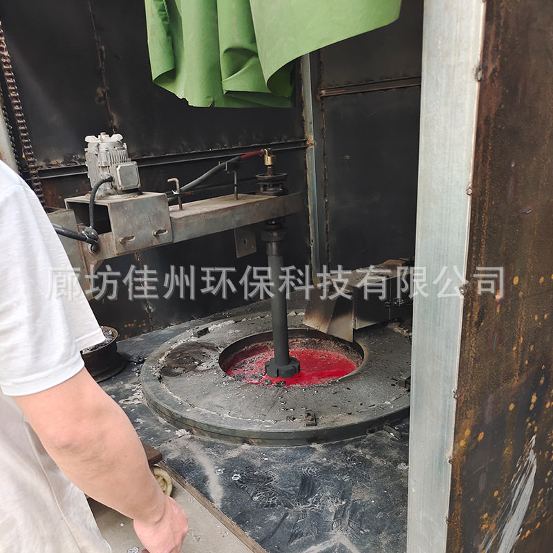 侧翻生物质颗粒熔铝炉工业废铝熔炼炉一键式操作坩埚熔化炉 佳州