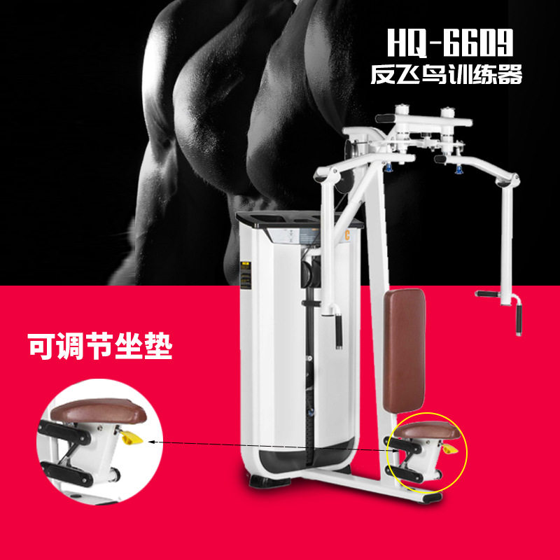 源头工厂直售健身房直臂夹胸训练器材反飞鸟训练器全套器械蝴蝶机