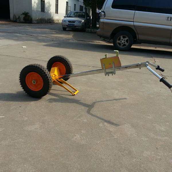 上海舜畅供应DE450充气轮油桶搬运车 手推液压推车 直销堆高