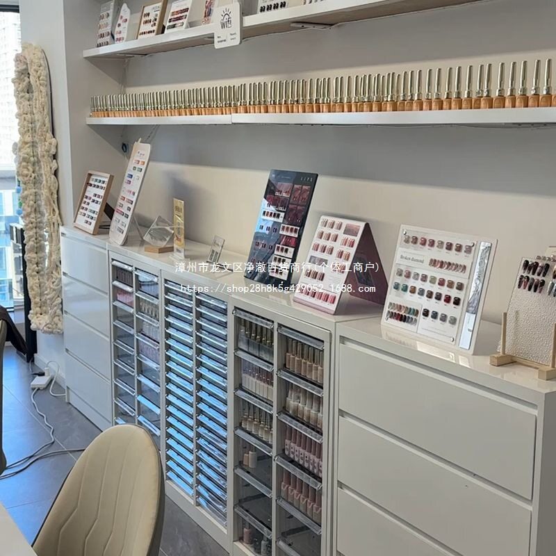 烤漆柜子美甲收纳柜抽屉式美甲店展示柜可做美甲多功能储物柜其他