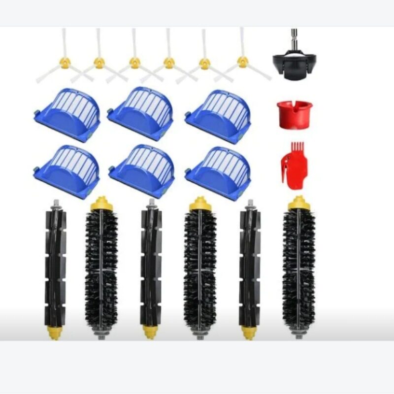 适配iRobot艾罗伯特扫地机器人配件滚刷边刷滤网6系套装