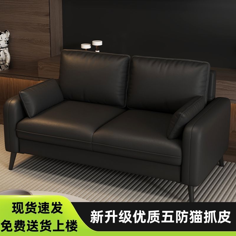 双人沙发小户型家用公寓出租房办公室休息区接待科技布小沙发批发