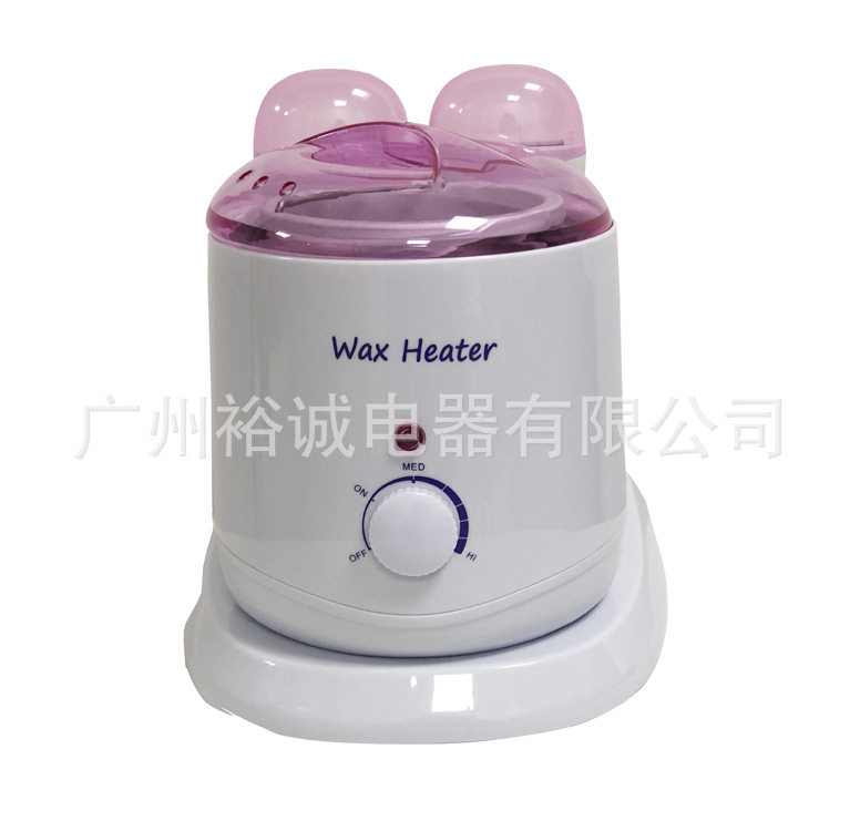 带底座双滚轮脱毛蜡器和单锅脱毛熔蜡锅组合套装