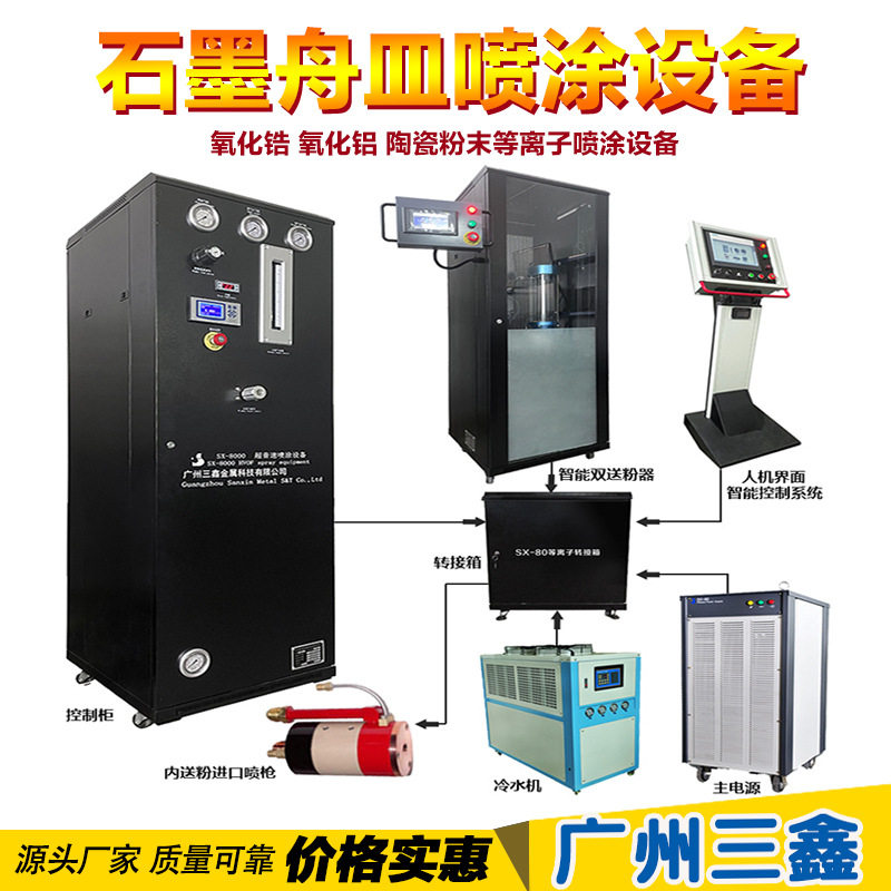 等离子热喷涂机 石墨舟皿喷硬质合金 陶瓷粉涂层 等离子喷涂工艺