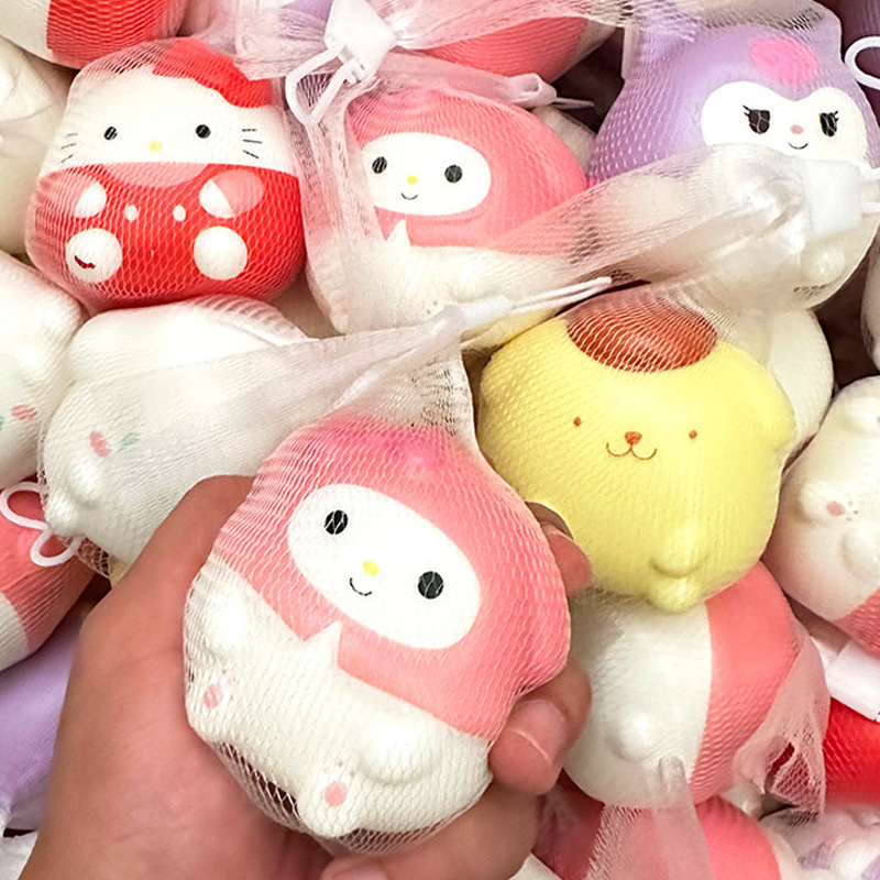 三丽鸥慢回弹解压捏捏乐玩具批发摆地摊儿童小学生减压神器礼品物