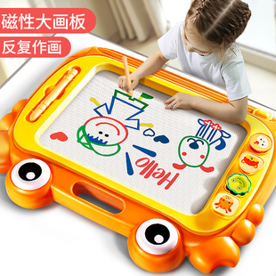 儿童磁性画板家用可擦宝宝小孩涂鸦写字板婴幼儿磁S力画画玩具3岁