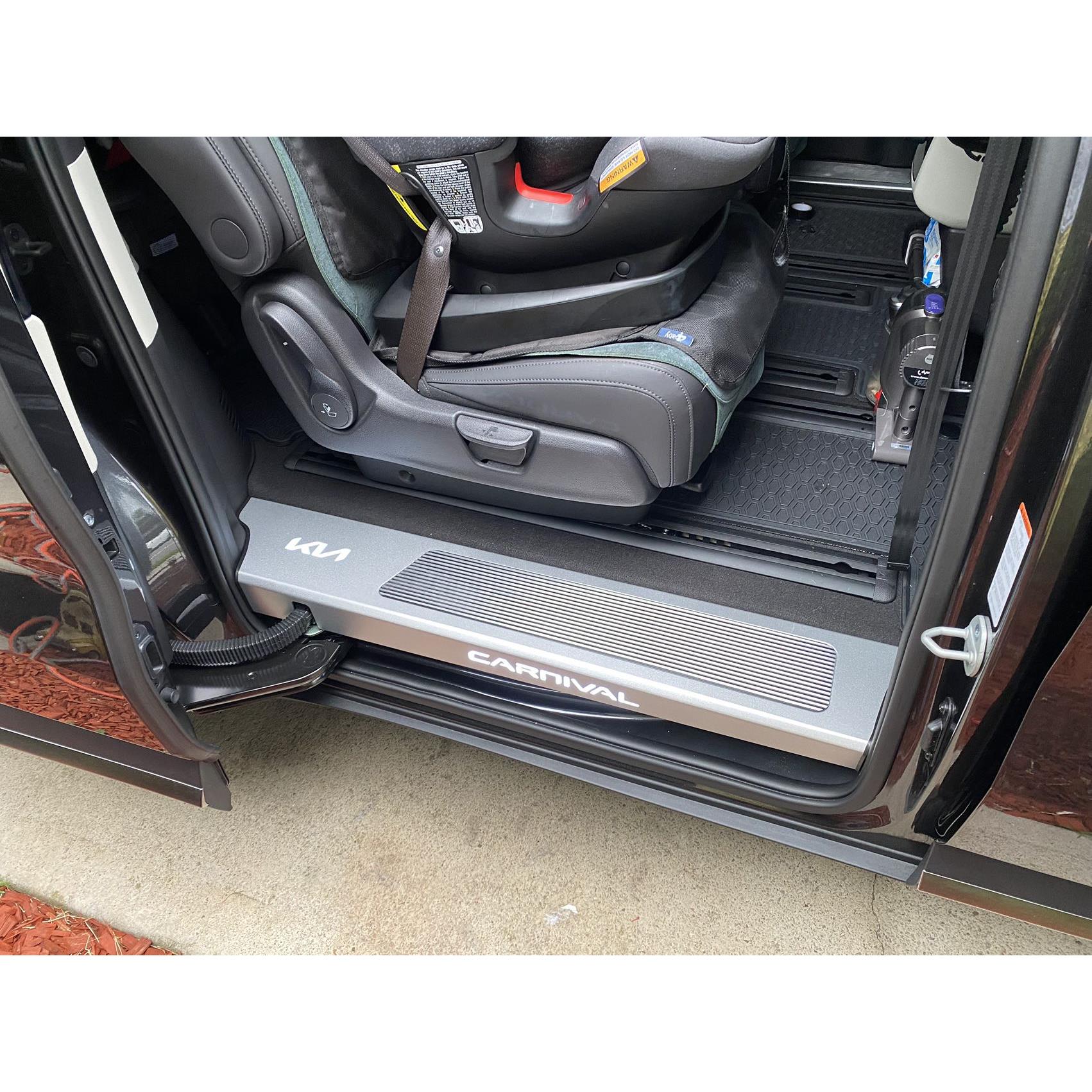 2021-2025款起亚嘉华中门铝合金迎宾踏板LED灯门槛条配件Ka4专用