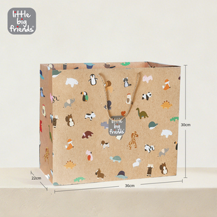 法国LittleBigFriends专属精美礼品袋手提袋新年送礼首选