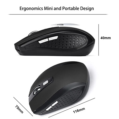 2.4G Wireless Mouse 2.4GHz Gaming Mouse 6D Optical Wireless