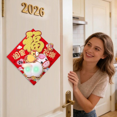 New Year Door Sticker 2026 Chinese New Year decorations Spr