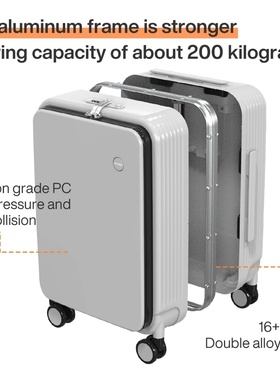 Mixi New Aluminum Frame Suitcase Carry On Rolling Luggage w