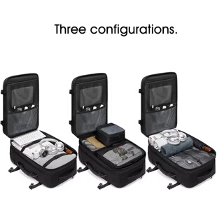 35L Anti-Theft Travel Business Commuting Trolley Backpack N