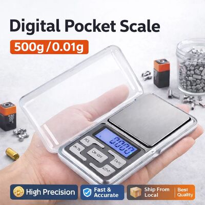 High Precision Mini Pocket Scale 500g/0.01g, Portable Digita