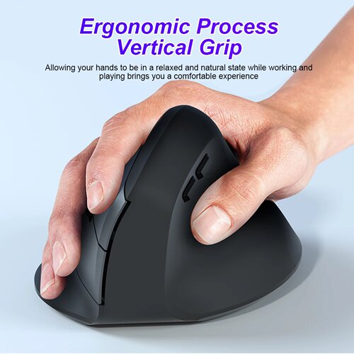 Bluetooth Mouse Vertical Mouse Ergonomic 2.4G Wireless Opti