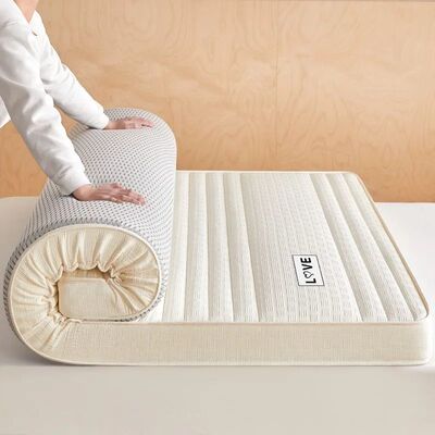Latex Memory Foam Mattress Topper Thick Cooling Breathable O