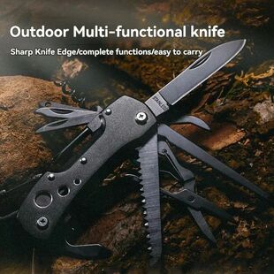 Multifunctional knife outdoor utility knife folding multi-pu