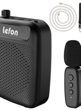Portable Wireless Voice Amplifier with Lavalier Microphone R