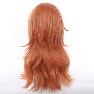 Angel Devil for Chainsaw Man Bangs Long Orange Brown Cospla