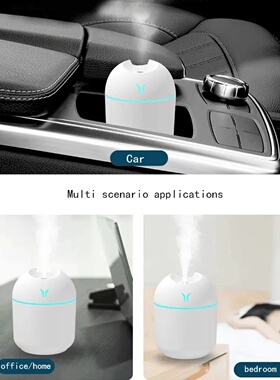 Portable USB Mini Humidifier & Essential Oil Diffuser - 2-i