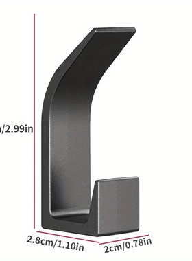 5pcs Adhesive Hooks For Walls - No-Drill, Multi-Use For  Ki