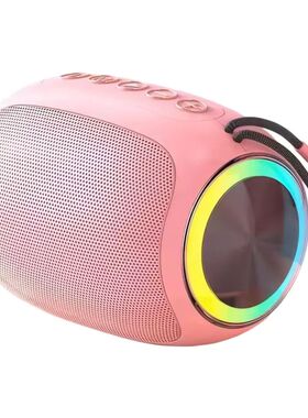 Small Stereo HIFI Bluetooth Speaker with RGB Colorful LED Li