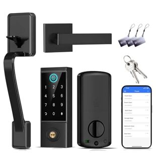 Heavy Duty Fingerprint Smart Door Lock for Front Door APP Co