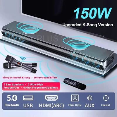 130W Soundbar 5.0 Bluetooth Speakers Home Theater System 6 S