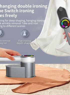 2-in-1 Portable Handheld Steam Iron Garment Steamer Mini Tra