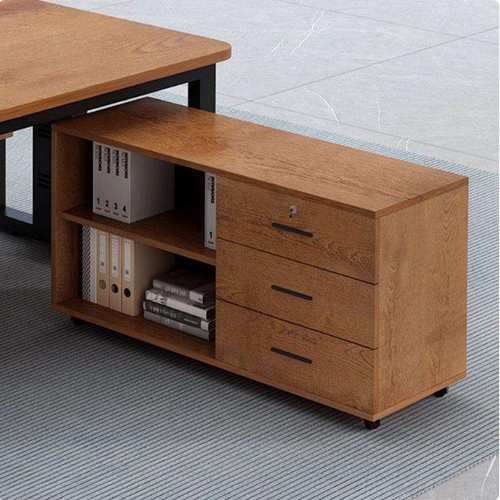 办公文件柜移动桌下柜子储物柜杂物带锁玩具抽屉落地柜边落地矮柜